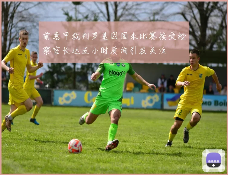 前意甲裁判罗基因国米比赛接受检察官长达五小时质询引发关注